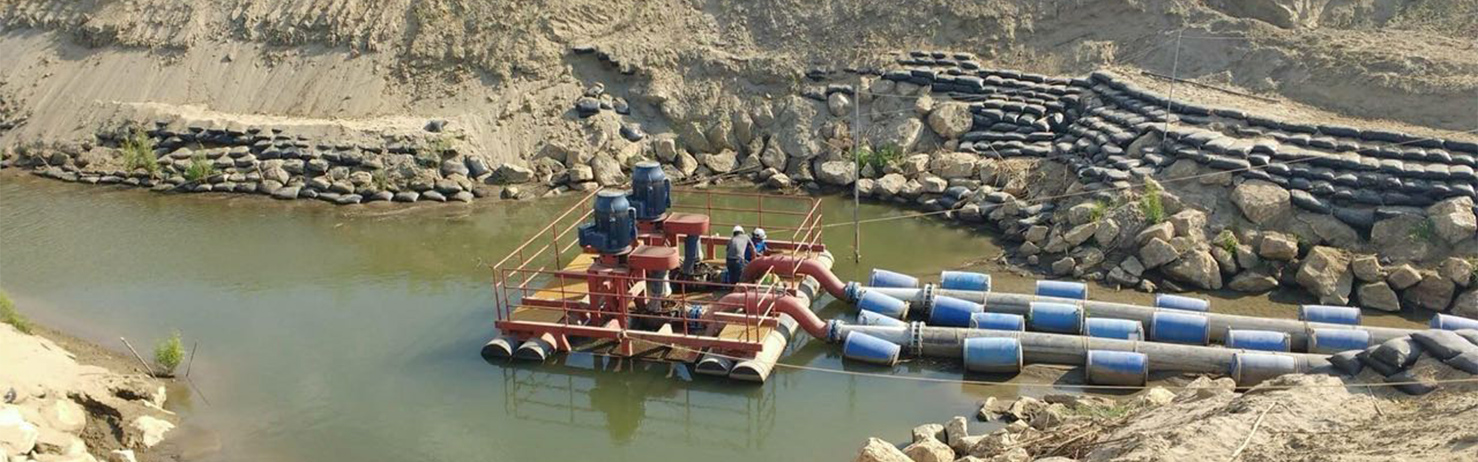 Flotadores y barcasas para Bombas