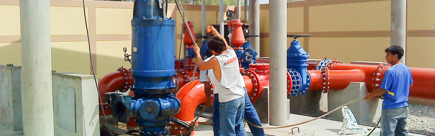 Bombas Sumergibles para bombeo aguas residuales y efluentes